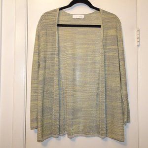 Escada Gold Open-Front Cardigan